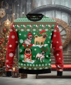 Pug Snow Day Ugly Christmas Sweater