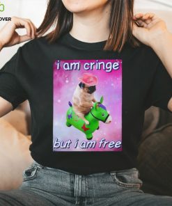 Pug i am cringe but i am free hoodie, sweater, longsleeve, shirt v-neck, t-shirt