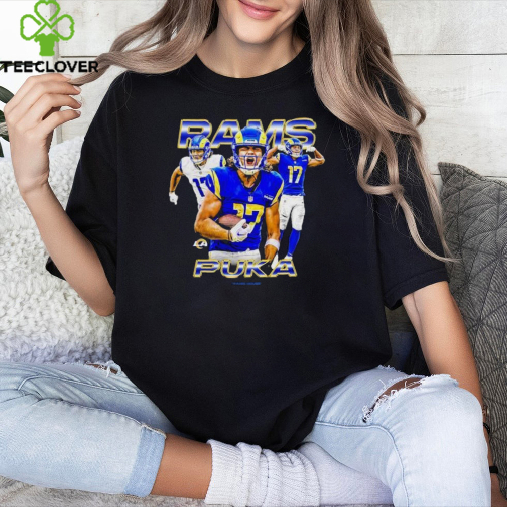 Puka Nacua Los Angeles Rams Notorious Player Graphic T shirt Puka Nacua Los Angeles Rams Notorious Player Graphic T shirt