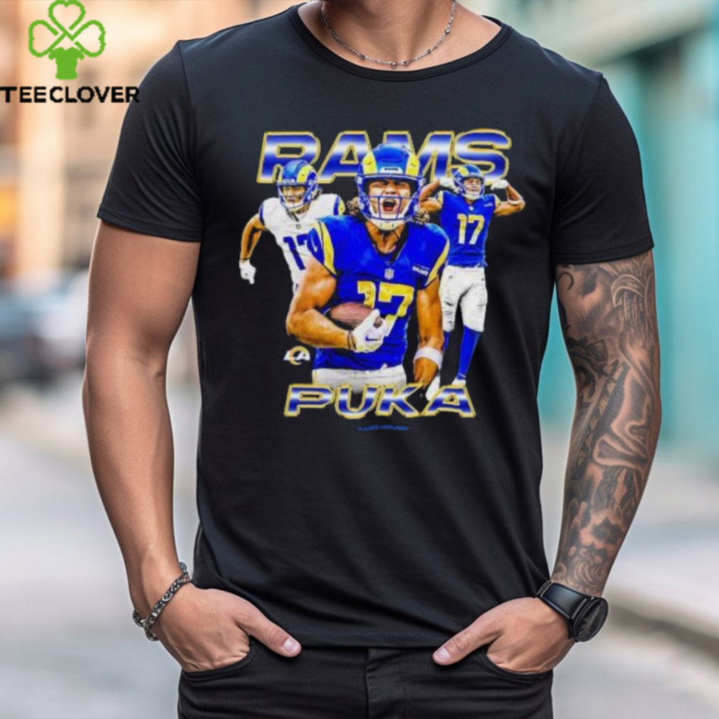 Puka Nacua Los Angeles Rams Notorious Player Graphic T shirt Puka Nacua Los Angeles Rams Notorious Player Graphic T shirt