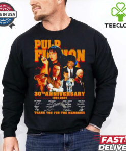 Pulp Fiction 30th anniversary 1994 2024 signature thank you for the memories shirt