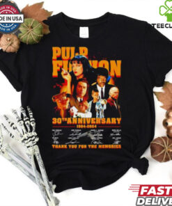 Pulp Fiction 30th anniversary 1994 2024 signature thank you for the memories shirt
