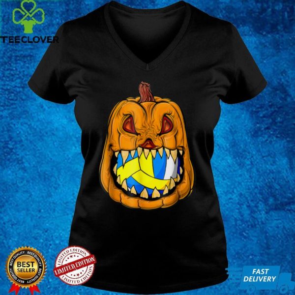 Pumpkin Carving Eat Volleyball Ball Halloween Costume T Shirt