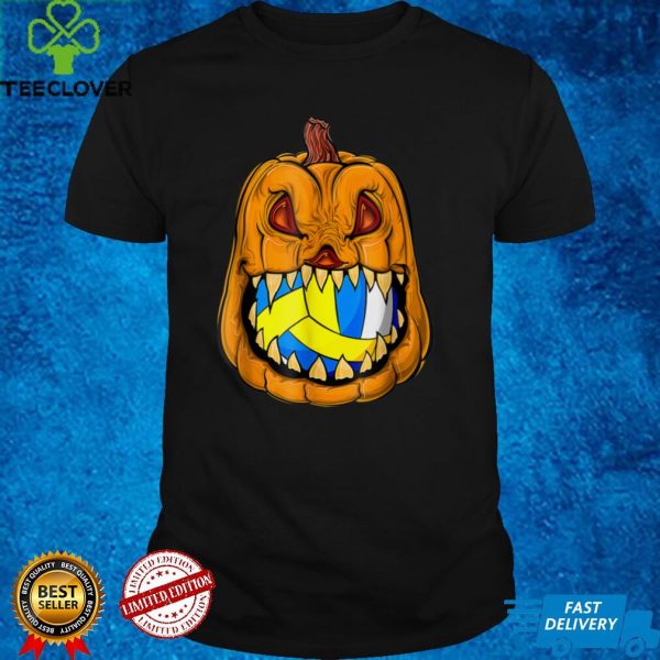 Pumpkin Carving Eat Volleyball Ball Halloween Costume T Shirt