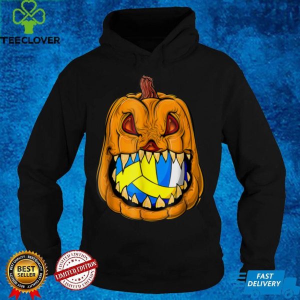 Pumpkin Carving Eat Volleyball Ball Halloween Costume T Shirt