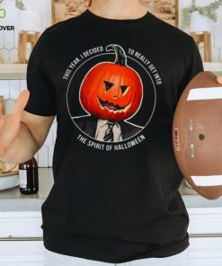 Pumpkin Head Dwight Schrute Graphic Halloween Shirt