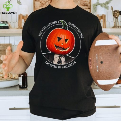 Pumpkin Head Dwight Schrute Graphic Halloween Shirt