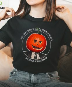 Pumpkin Head Dwight Schrute Graphic Halloween Shirt