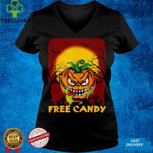 Pumpkin Monster Free Candy Halloween Shirt