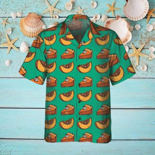 Pumpkin Pie Cream Thanksgiving Hawaiian Shirt Thanksgiving Outfit Ideas Men Gifts