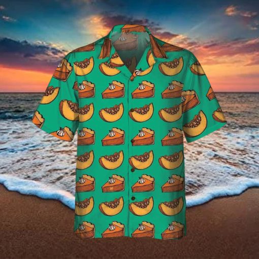 Pumpkin Pie Cream Thanksgiving Hawaiian Shirt Thanksgiving Outfit Ideas Men Gifts