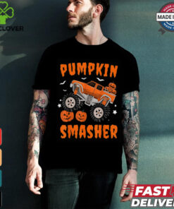 Pumpkin Smasher Toddler Halloween For Monster Truck Lover T Shirt 3 Pumpkin Smasher Toddler Halloween For Monster Truck Lover T Shirt