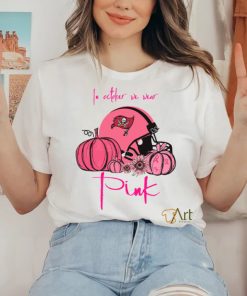 Pumpkin Tampa Bay Buccaneers In October We Wear Pink Breast Cancer Awareness T Shirt