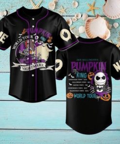 Pumpkin World Tour 2024 Custom Baseball Jersey