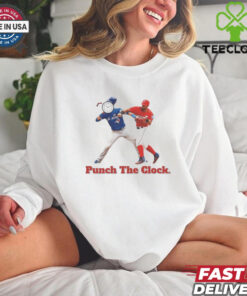 Punch the clock Rangers vs Blue Jays shirt
