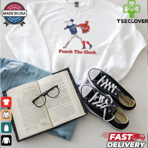 Punch the clock Rangers vs Blue Jays shirt