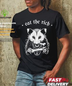 Punk With A Camera Eat The Rich Possum Anti Fascist Shirt