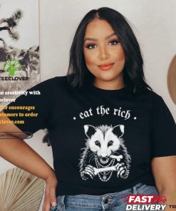 Punk With A Camera Eat The Rich Possum Anti Fascist Shirt