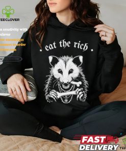 Punk With A Camera Eat The Rich Possum Anti Fascist Shirt