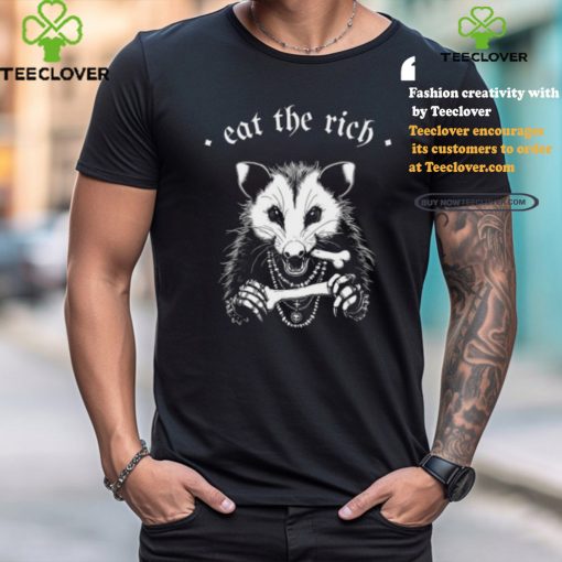 Punk With A Camera Merch Eat The Rich Possum Anti Fascist Shirt