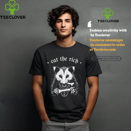 Punk With A Camera Merch Eat The Rich Possum Anti Fascist Shirt