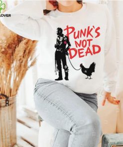 Punk’s not dead chicken art hoodie, sweater, longsleeve, shirt v-neck, t-shirt