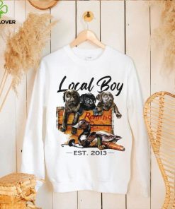 Pups and Duck local boy 2013 retro hoodie, sweater, longsleeve, shirt v-neck, t-shirt