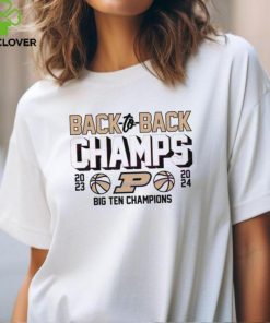 Purdue Basketball Back To Back Champs Big Ten shirt