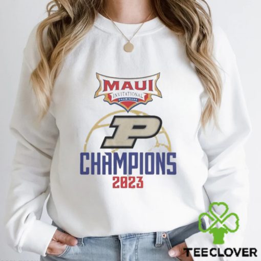 Purdue Basketball Maui Invitational Champions 2023 Logo Shirt