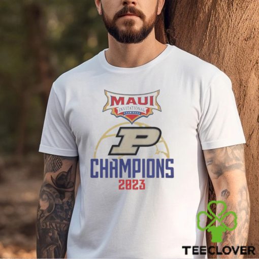 Purdue Basketball Maui Invitational Champions 2023 Logo Shirt