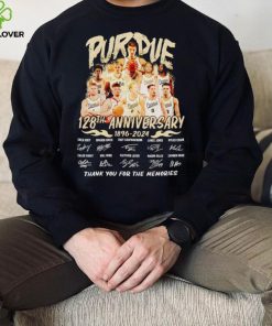 Purdue Boilermakers 128th anniversary 1896 2024 thank you for the memories shirt