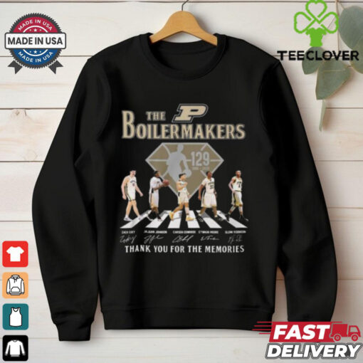 Purdue Boilermakers 129th Anniversary 1896 – 2025 Thank You For The Memories T Shirt