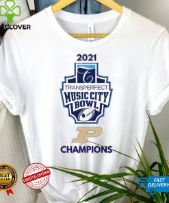 Purdue Boilermakers 2021 Music City Bowl champions 48 45 victory shirt