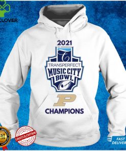 Purdue Boilermakers 2021 Music City Bowl champions 48 45 victory shirt