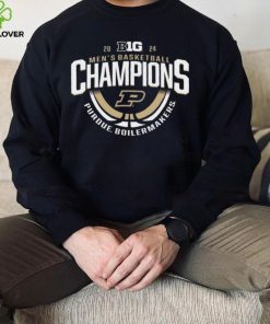 Purdue Boilermakers 2024 Big Ten Men's Basketball Regular Season Champions Locker Room T Shirt