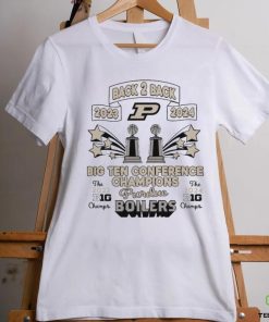 Purdue Boilermakers Back 2 Back 2023 2024 Big Ten Conference Champions Basketball Cup Stars shirt