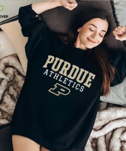 Purdue Boilermakers Champion Athletics Logo Stack T Shirt