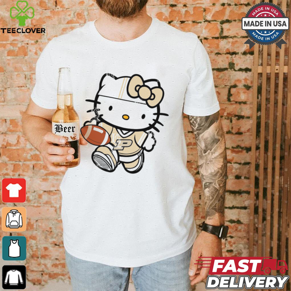 Purdue Boilermakers Cute Hello Kitty Football shirt Purdue Boilermakers Cute Hello Kitty Football shirt
