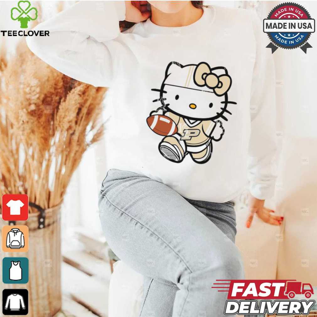 Purdue Boilermakers Cute Hello Kitty Football shirt Purdue Boilermakers Cute Hello Kitty Football shirt