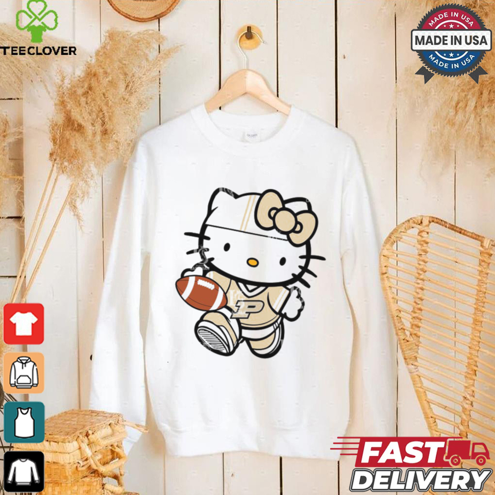 Purdue Boilermakers Cute Hello Kitty Football shirt Purdue Boilermakers Cute Hello Kitty Football shirt