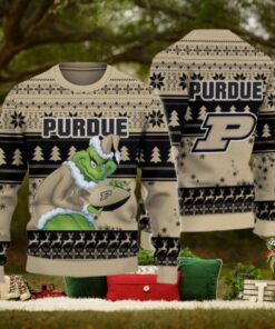 Purdue Boilermakers Grinch Ugly Christmas Sweater