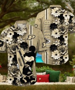Purdue Boilermakers Hawaiian Shirt Mickey Love Surfing Trending Summer Gift