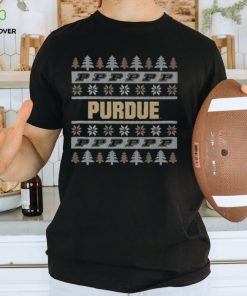 Purdue Boilermakers Holiday Christmas Tree T Shirt