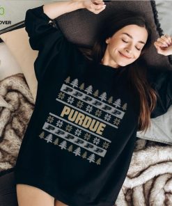 Purdue Boilermakers Holiday Christmas Tree T Shirt