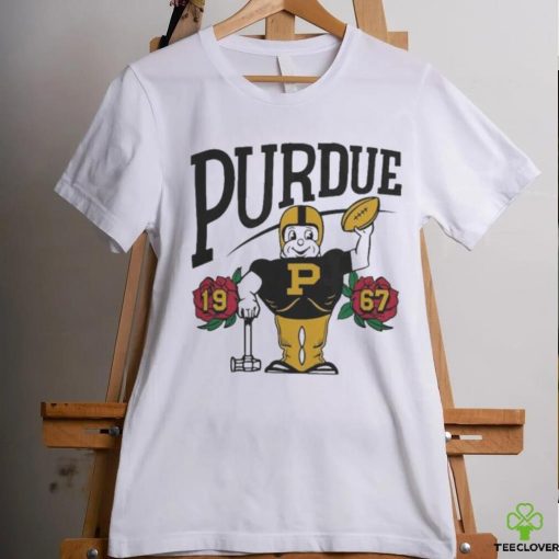 Purdue Boilermakers Homefield 1967 Rose Bowl Ringer Mascot T hoodie, sweater, longsleeve, shirt v-neck, t-shirt