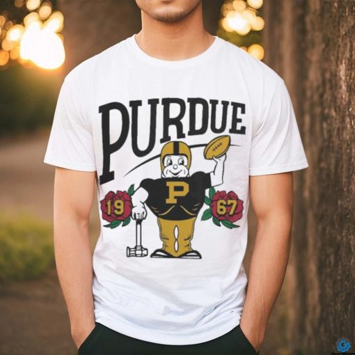 Purdue Boilermakers Homefield 1967 Rose Bowl Ringer Mascot T hoodie, sweater, longsleeve, shirt v-neck, t-shirt