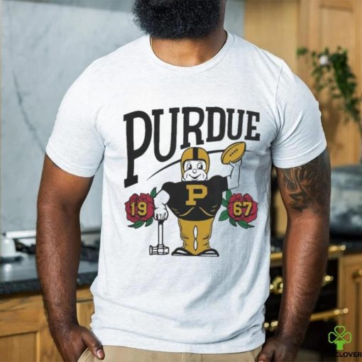 Purdue Boilermakers Homefield 1967 Rose Bowl Ringer Mascot T hoodie, sweater, longsleeve, shirt v-neck, t-shirt