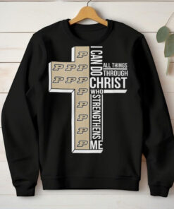 Purdue Boilermakers I Can Do All Things Through Christ Who Limited 2D T Shirt