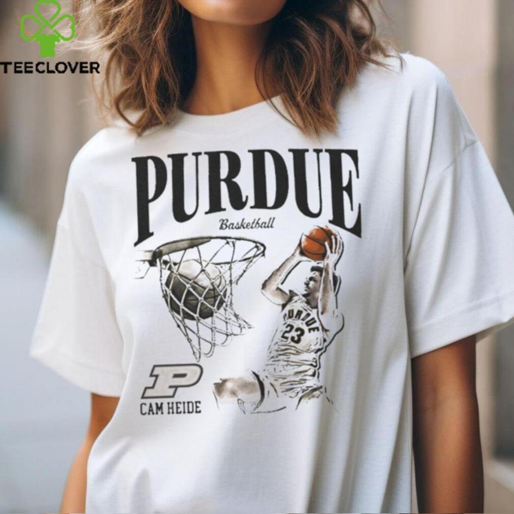 Purdue Boilermakers Men’s Basketball Cam Heide Heide Hook shirt Purdue Boilermakers Men’s Basketball Cam Heide Heide Hook shirt