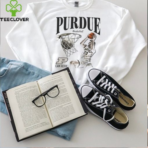Purdue Boilermakers Men’s Basketball Cam Heide Heide Hook shirt